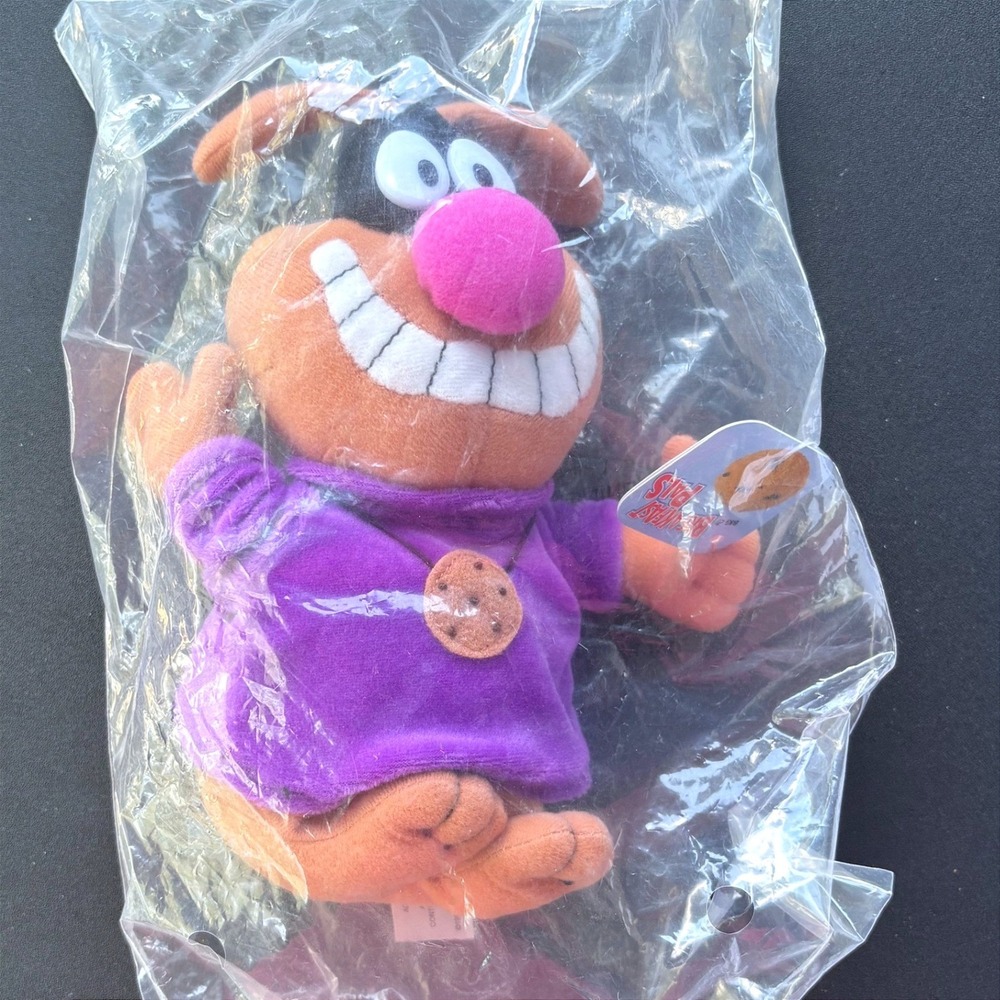 Vintage 1998 Cookie Crisp Crook Plush General Mills Big & Breakfast Pals New